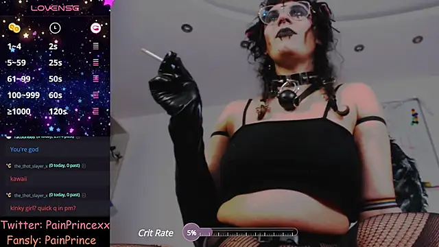 pain princee online show from January 2025 09:09:01 PM