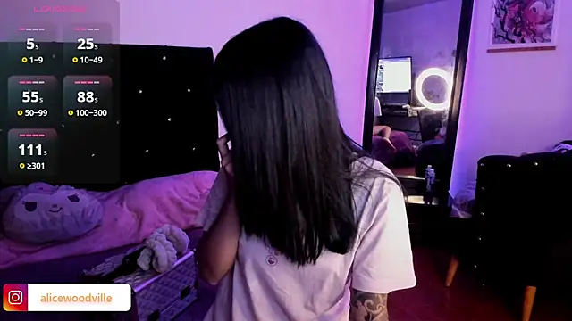 Alice woodville online show from January 2025 12:44:02 AM