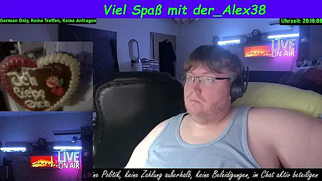 der alex38 online show from September 2025 06:19:01 PM