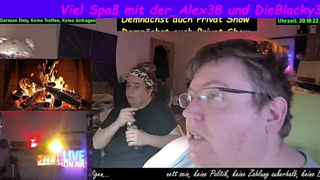 der alex38 online show from February 2026 07:10:02 PM