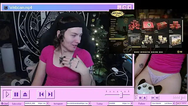 BrandiWRLD 999 online show from January 2025 07:50:02 PM