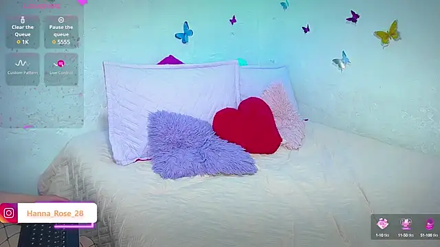 hanna rose 28  online show from January 2025 03:22:01 PM