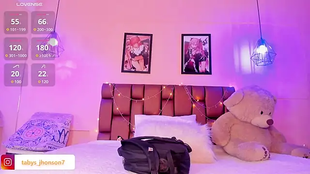 TabyJhonson online show from February 2025 12:22:02 PM