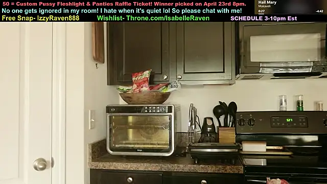 IsabelleRaven online show from April 2026 09:27:01 PM