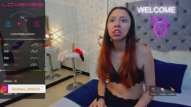 Goddess  Lilith online show from December 2024 06:43:02 AM