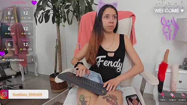 Goddess  Lilith online show from December 2024 04:18:02 AM