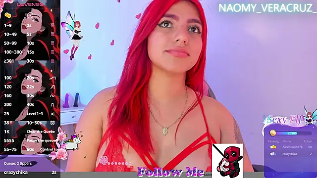 Naomy veracruz  online show from February 2025 07:26:01 PM