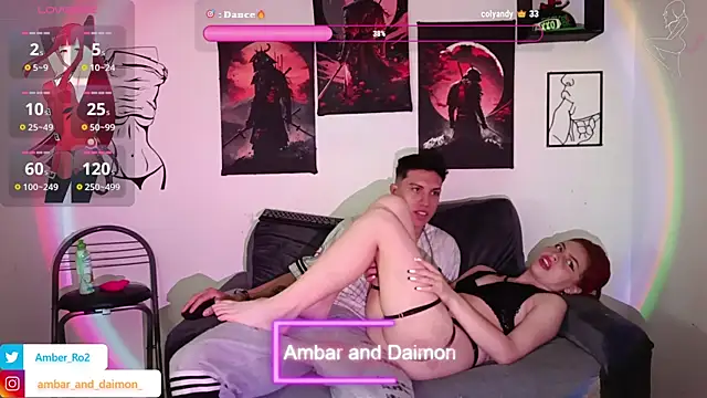 Ambar and daimon  online show from September 2025 07:03:02 PM