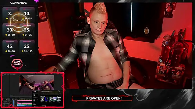 LiamIdols online show from January 2025 03:22:01 PM