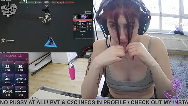 Gamergirl-Linela online show from February 2025 01:00:02 PM