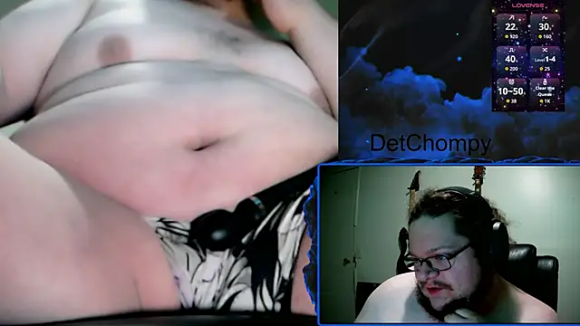 Snapshot of DetChompy chatting on May 2026 03:00:01 AM DetChompy online show from May 2026 03:00:01 AM