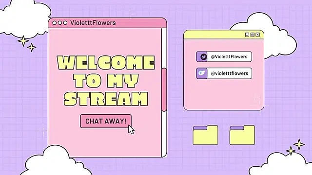 Snapshot of violetttflowers chatting on March 2026 05:05:01 PM violetttflowers online show from March 2026 05:05:01 PM