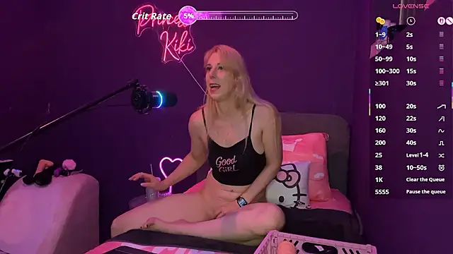 Snapshot of PrincessKikiZa chatting on February 2026 07:43:01 PM PrincessKikiZa online show from February 2026 07:43:01 PM