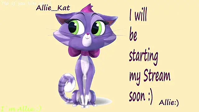 Snapshot of Allie_Kat chatting on August 2026 02:30:02 PM Allie Kat online show from August 2026 02:30:02 PM