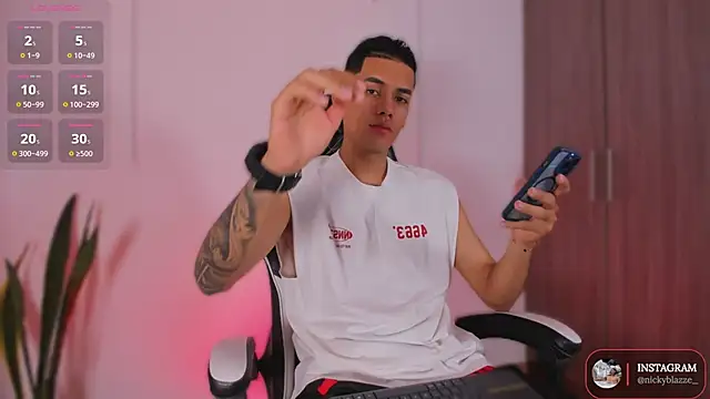 Nickyblazze  online show from December 2025 12:54:01 PM