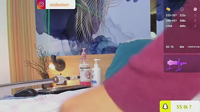 Snapshot of Anabacker01 chatting on February 2026 07:09:02 PM Anabacker01 online show from February 2026 07:09:02 PM