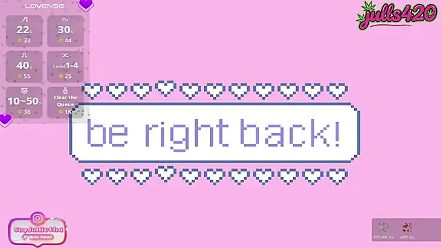 Snapshot of Julls420_ chatting on May 2026 07:43:02 PM Julls420 online show from May 2026 07:43:02 PM