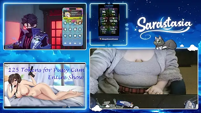Snapshot of Sarastasia417 chatting on July 2026 04:52:02 AM Sarastasia417 online show from July 2026 04:52:02 AM