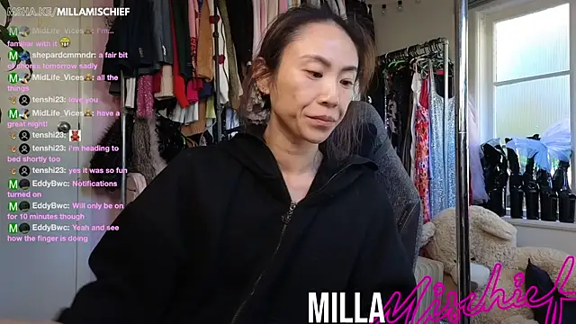 millamischief online show from July 2026 09:17:01 PM