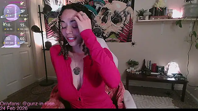 Snapshot of gunzinrose chatting on February 2026 01:48:02 AM gunzinrose online show from February 2026 01:48:02 AM