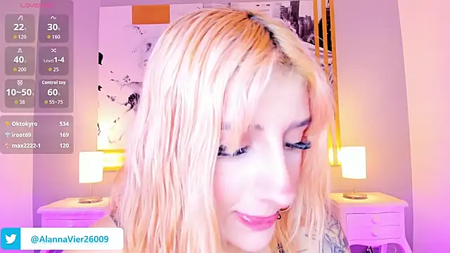 AlannaViera online show from July 2026 03:25:01 PM