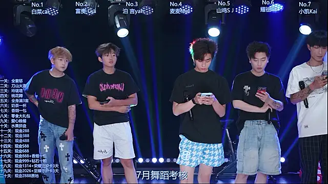 Snapshot of AOA-boy chatting on July 2026 07:10:01 AM AOA-boy online show from July 2026 07:10:01 AM