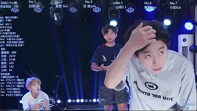 Snapshot of AOA-boy chatting on July 2026 05:05:01 AM AOA-boy online show from July 2026 05:05:01 AM