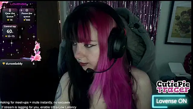CutieTracer online show from May 2026 12:22:02 PM