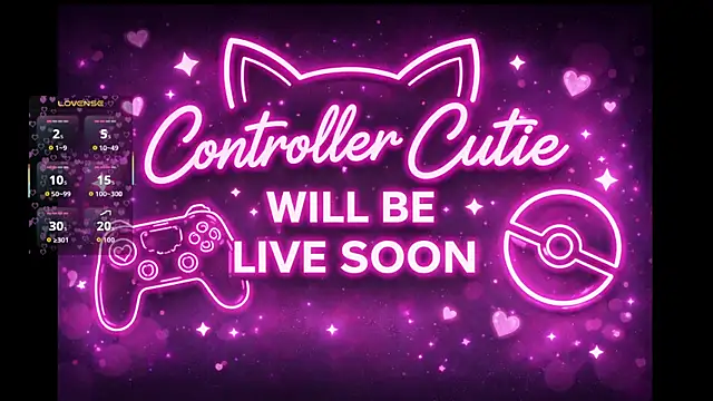 Controllercutie online show from June 2026 04:00:02 PM