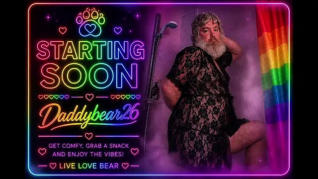 Snapshot of Daddybear26 chatting on June 2026 02:54:02 PM Daddybear26 online show from June 2026 02:54:02 PM