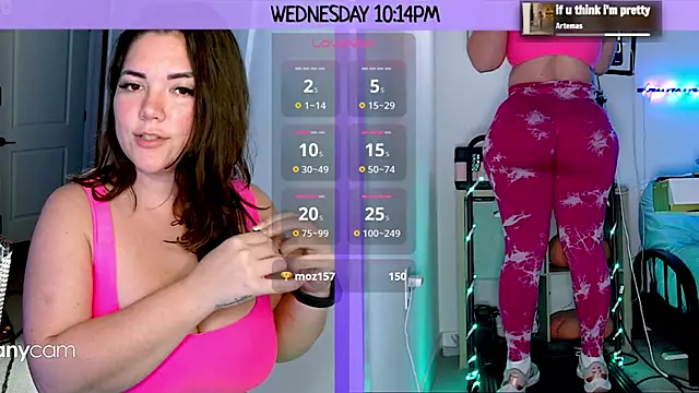 MilaValentina online show from January 2025 03:16:01 AM