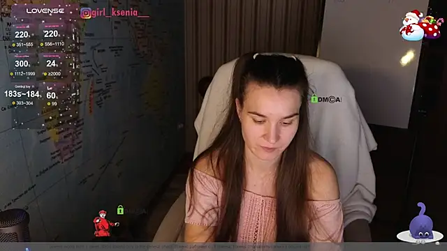 Girl Ksenia online show from January 2025 10:17:02 PM