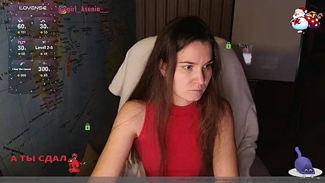 Girl Ksenia online show from January 2025 09:15:02 PM