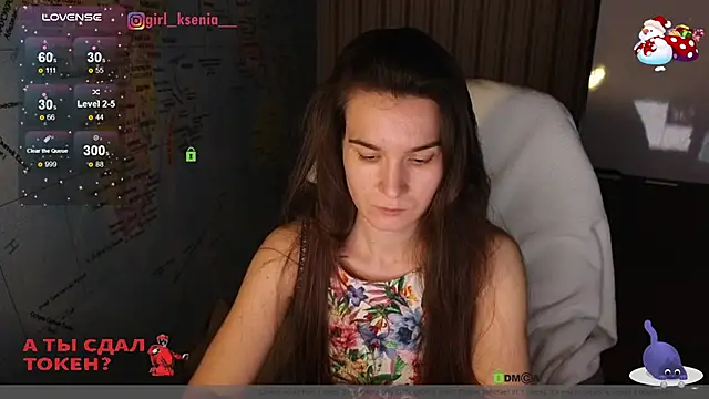 Girl Ksenia online show from February 2025 10:02:01 PM