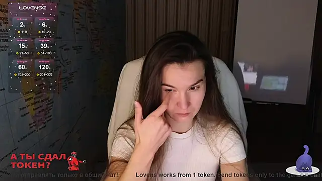 Girl Ksenia online show from February 2025 08:55:02 PM