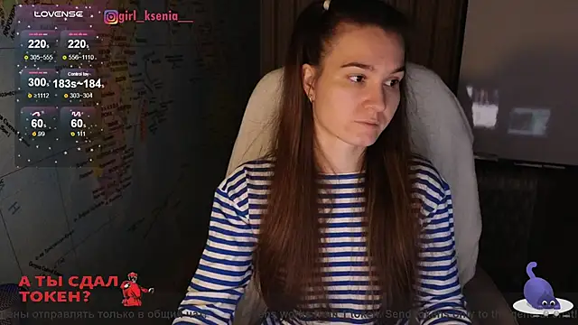 Girl Ksenia online show from February 2025 10:15:02 PM