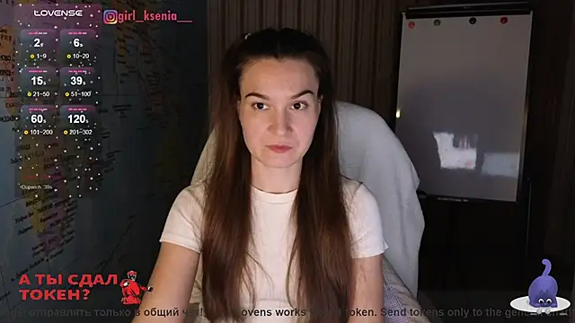 Girl Ksenia online show from March 2025 09:20:01 PM