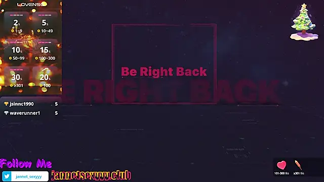 JannetPie online show from January 2025 09:09:02 PM