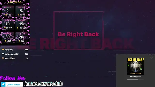 JannetPie online show from February 2025 07:35:01 AM