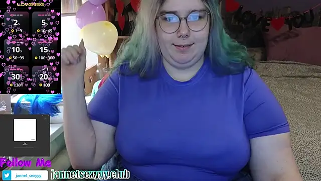 JannetPie online show from February 2025 10:15:02 AM