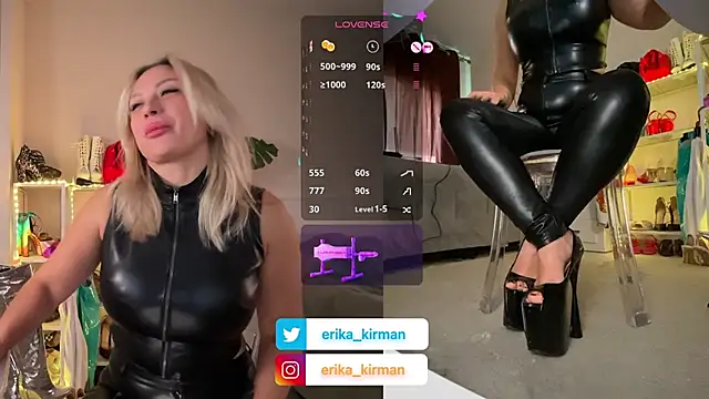 Erika Kirman online show from January 2025 03:22:02 PM