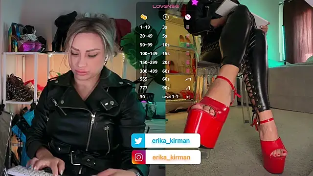 Erika Kirman online show from November 2025 02:29:02 PM