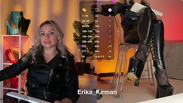 Erika Kirman online show from March 2026 02:07:02 PM
