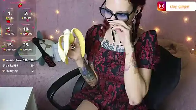 Ginger Stay online show from February 2025 06:49:02 PM