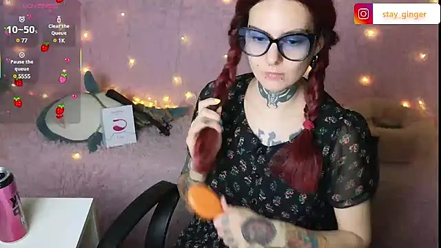 Ginger Stay online show from February 2025 08:58:02 PM