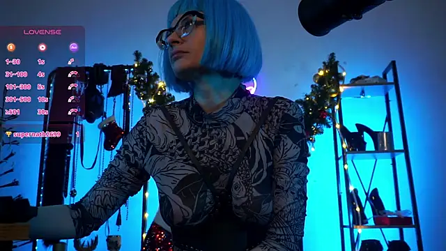 CyberXGoddess online show from December 2025 01:22:02 AM