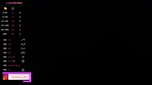 meedussa 20  online show from January 2026 09:23:02 AM