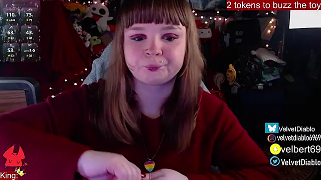 Snapshot of VelvetDiablo chatting on January 2025 12:51:02 AM VelvetDiablo online show from January 2025 12:51:02 AM