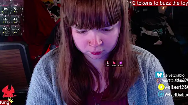 Snapshot of VelvetDiablo chatting on January 2025 01:42:01 AM VelvetDiablo online show from January 2025 01:42:01 AM