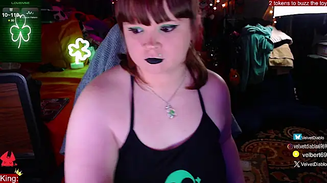 Snapshot of VelvetDiablo chatting on March 2025 01:10:02 AM VelvetDiablo online show from March 2025 01:10:02 AM